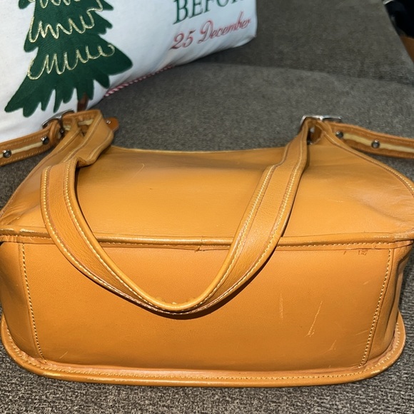 Coach Tan Leather Crossbody Bag - Picture 8 of 12